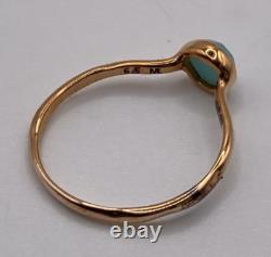 Ring Monica Vinader Gold Vermeil Chrysoprase 925 ring Gold Plated original box