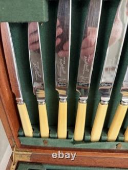 Robert's & Dore 72 Piece Vintage Cutlery Set In It's Original Fitted Box GC