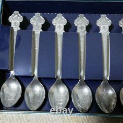 Rolex Bucherer Vintage Limited Novelty Collectible Spoon Set 12pcs with Box