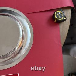 Round Plate Christofle Rubans 35CM Very Good Condition Silver Plated Metal