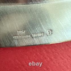 Round Plate Christofle Rubans 35CM Very Good Condition Silver Plated Metal
