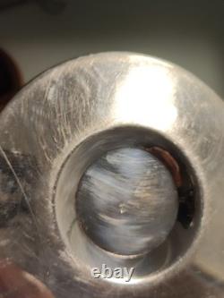 Round Silver Metal Box From The 1960s/70s Hallmarked Silversmith S. D To Identify
