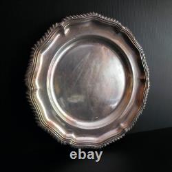 Round Silver Metal Plate CARRINGTON 130 REGENT ST London England N5671