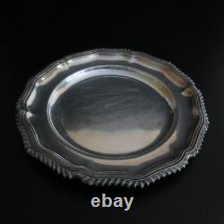 Round Silver Metal Plate CARRINGTON 130 REGENT ST London England N5671