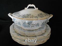 Royal Albert Silver Maple Bone China 15 Piece Dinner Set Plates Tureen Gravy B