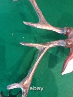 Royale Stratford Stags Head Stirrup Cup Silver Plate Bevel with Certificate Royale Stratford Stags Head Stirrup Cup Silver Plate Bevel with Certificate