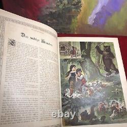 SILBERFLOCKEN (SILVER FLAKES) Rare 1884 German FAIRY TALES Chromolithographs HC