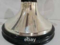 STUNNING Scottish Real Antler Silver Plated 9 point Candelabra 73 cm tall