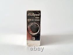 S. T Dupont Lighter Line 1 Original Silver Plated Vintage 1980s RARE