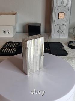 S. T. Dupont Silver Plated with Original Box From 1959 Very Good Condition Rare