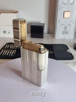 S. T. Dupont Silver Plated with Original Box From 1959 Very Good Condition Rare