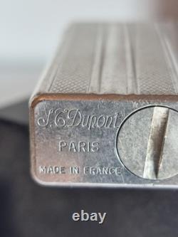 S. T. Dupont Silver Plated with Original Box From 1959 Very Good Condition Rare