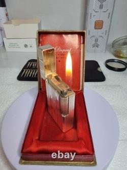 S. T. Dupont Silver Plated with Original Box From 1959 Very Good Condition Rare