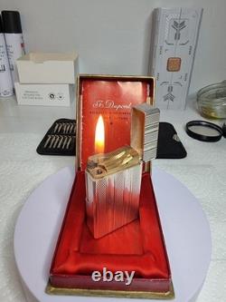 S. T. Dupont Silver Plated with Original Box From 1959 Very Good Condition Rare