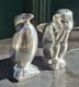 Sandoz Christofle Gallia Art Deco Monkey Salt And Pepper Shaker