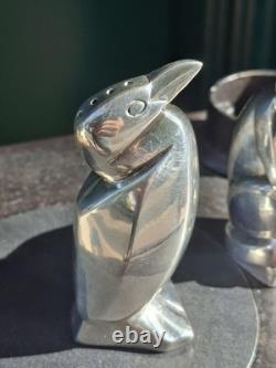 Sandoz Christofle Gallia Art Deco Monkey Salt And Pepper Shaker