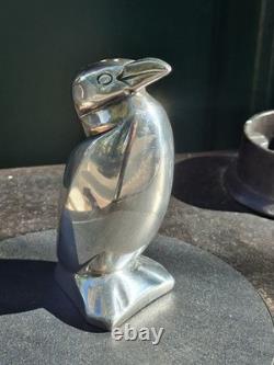 Sandoz Christofle Gallia Art Deco Monkey Salt And Pepper Shaker