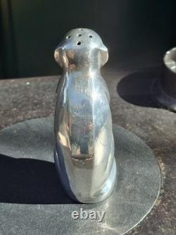 Sandoz Christofle Gallia Art Deco Monkey Salt And Pepper Shaker