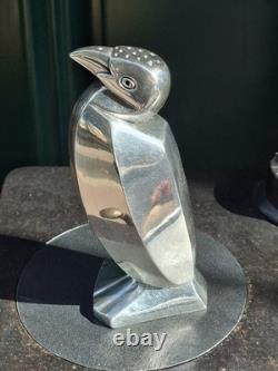 Sandoz Christofle Gallia Art Deco Penguin Silver Sugar Shaker
