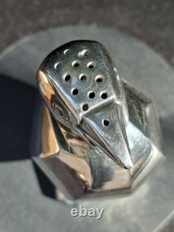 Sandoz Christofle Gallia Art Deco Penguin Silver Sugar Shaker