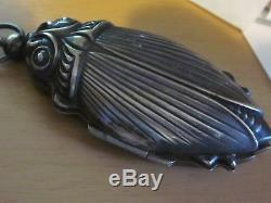 Scarab Chatelaine Coin Holder The Luck Bug of Ancient Egypt Rare Beetle