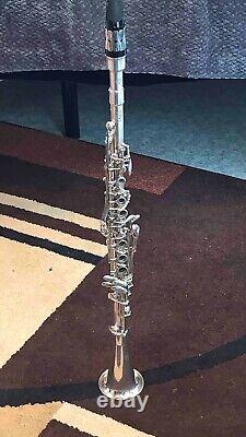 Selmer France Bb Silve Plated Clarinet & Original Ligature also case, mouthpiece