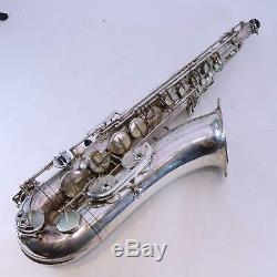 Selmer Paris Mark VI Tenor Saxophone SN 218665 ORIGINAL SILVER NICE
