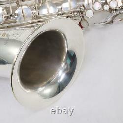 Selmer Paris Super Balanced Action Tenor Saxophone SN 46208 ORIGINAL SILVER