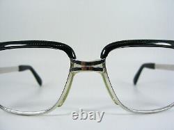 Senator luxury eyeglasses square oval Platinum plated frames NOS