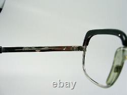 Senator luxury eyeglasses square oval Platinum plated frames NOS