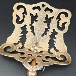 Service Forks Silver Plated Art Nouveau Orchid Punch Minerva To Serve