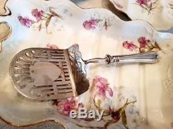 Set of 12 French Limoges Asparagus Plates1 Serving Tray Platter Christofle LOOK