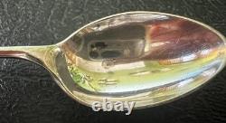 Set of six 1896 sterling silver Apostle spoons in original case, William Hutton