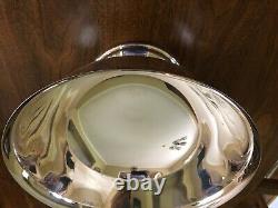 Sheridan Vintage Silver Plate Punch Bowl Set Tray Platter 10 Cups Original Box