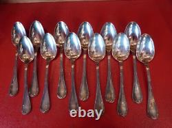 Silver Christofle Table Spoons Silver Plated Ribbons Silver N°2