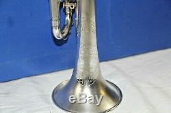 Silver Cornet Cavalier Great Playing'Parlor' trumpet in Original case