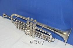 Silver Cornet Cavalier Great Playing'Parlor' trumpet in Original case