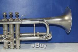 Silver Cornet Cavalier Great Playing'Parlor' trumpet in Original case