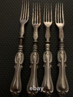 Silver Handled Forks Show Signs Of Wear