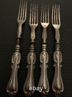 Silver Handled Forks Show Signs Of Wear