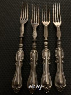 Silver Handled Forks Show Signs Of Wear