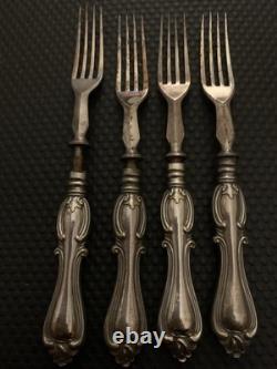 Silver Handled Forks Show Signs Of Wear