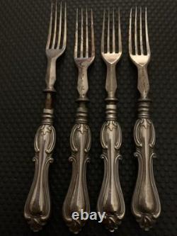 Silver Handled Forks Show Signs Of Wear