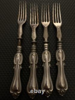 Silver Handled Forks Show Signs Of Wear