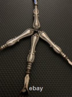 Silver Handled Forks Show Signs Of Wear