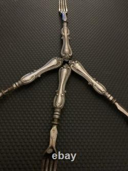 Silver Handled Forks Show Signs Of Wear