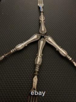 Silver Handled Forks Show Signs Of Wear