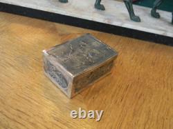 Silver Jewelry Box Silver Plated Wedding Morning