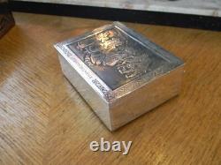 Silver Jewelry Box Silver Plated Wedding Morning