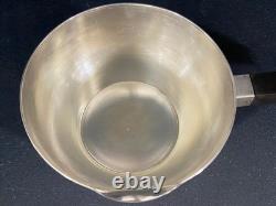 Silver Metal Casserole Art Deco Design